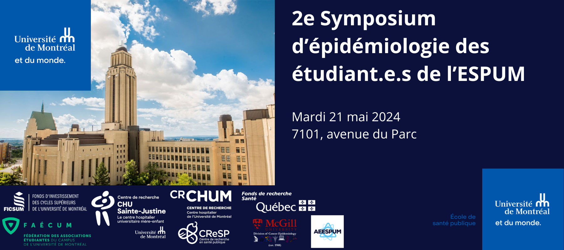 2e Symposium d'épidémiologie des étudiant.e.s de l’ESPUM