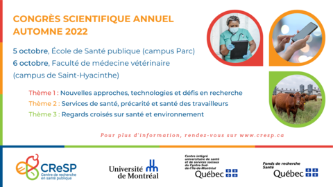 Affiche du IIe Congrès scientifique annuel du CReSP