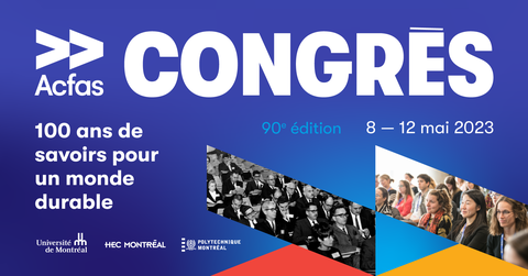 Affiche du 90e Congrès de l'Acfas