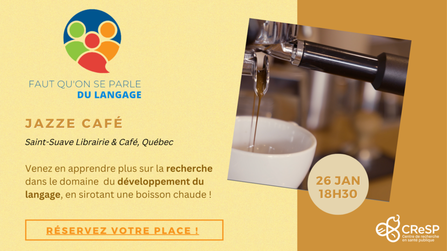 Affiche Jazze Café - Faut qu'on se parle du langage